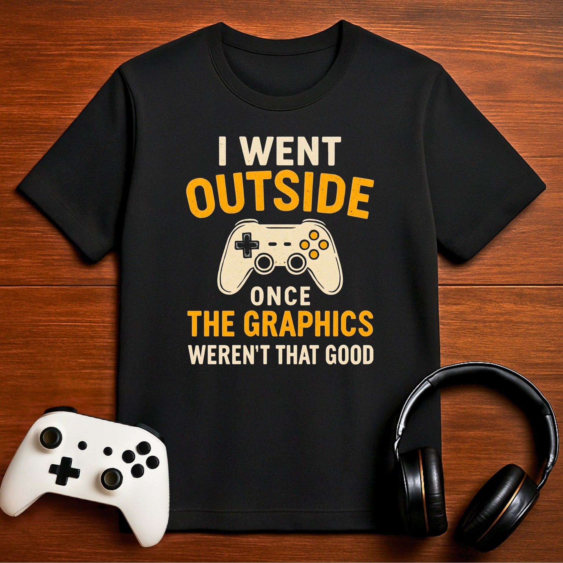 T-Shirt Black / S Outside Had Bad FPS T-shirt