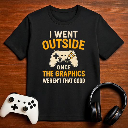 T-Shirt Black / S Outside Had Bad FPS T-shirt
