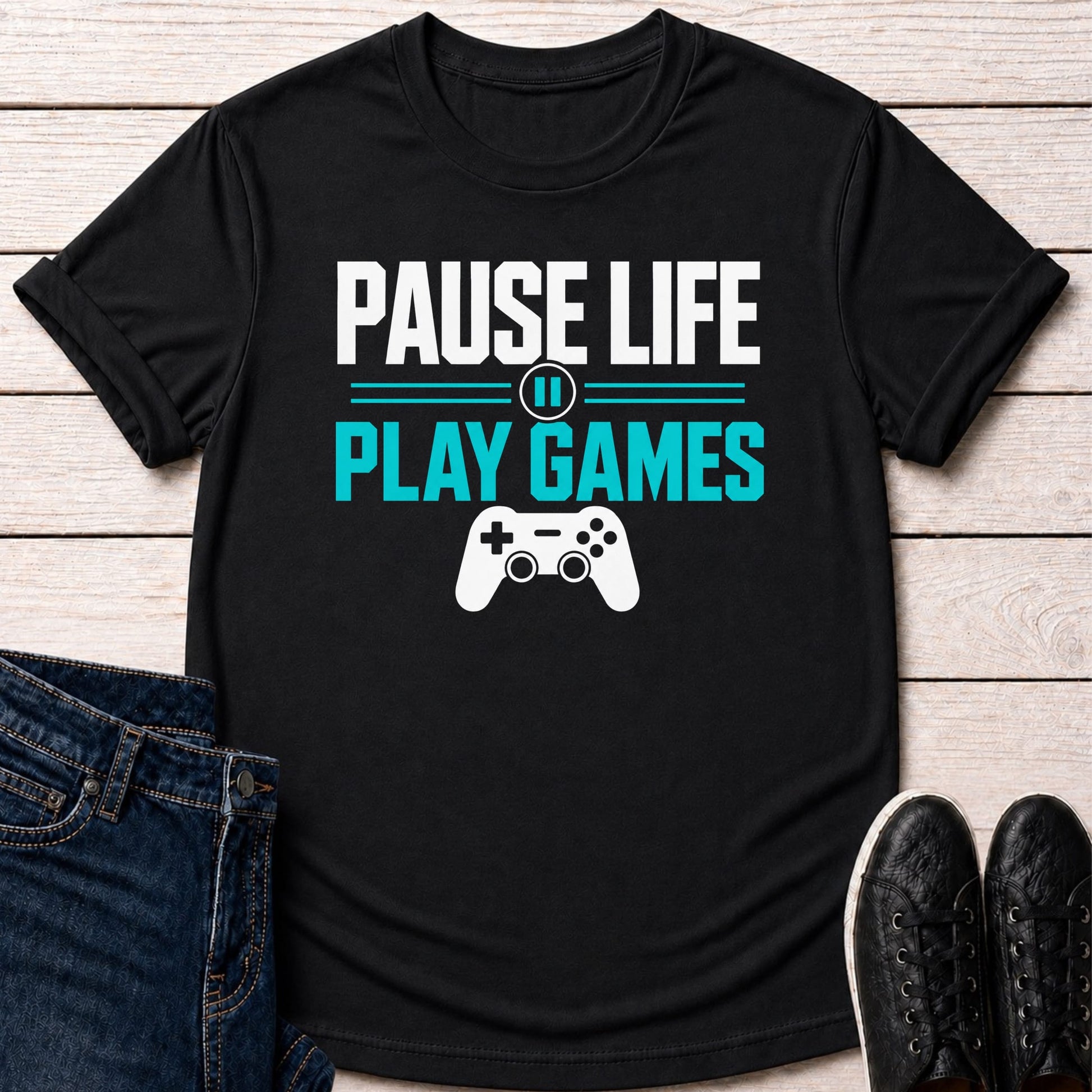 T-Shirt Black / S Pause Life T-shirt