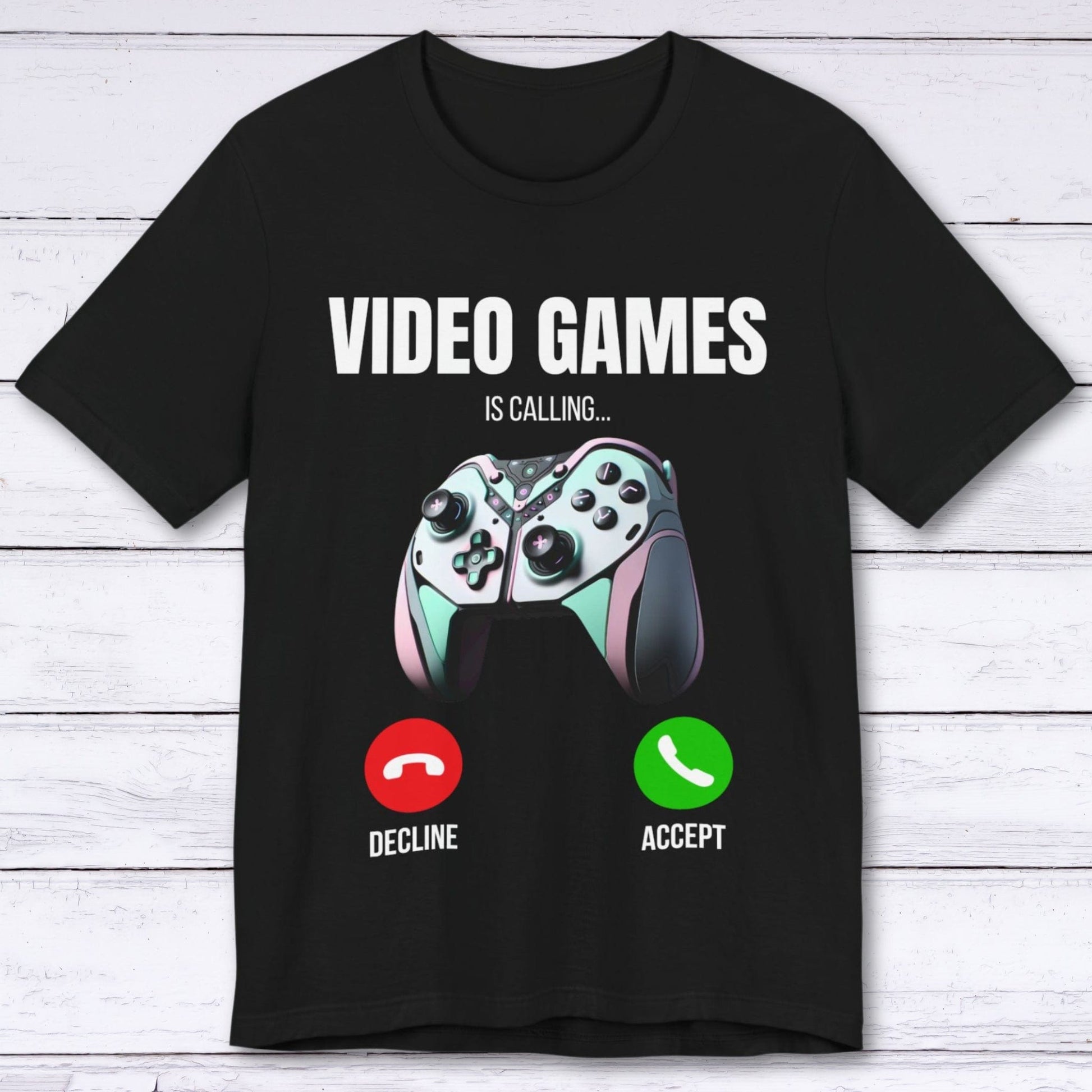 T-Shirt Black / S Pause Reality, Play Games T-shirt