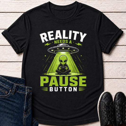 T-Shirt Black / S Pause Reality T-shirt