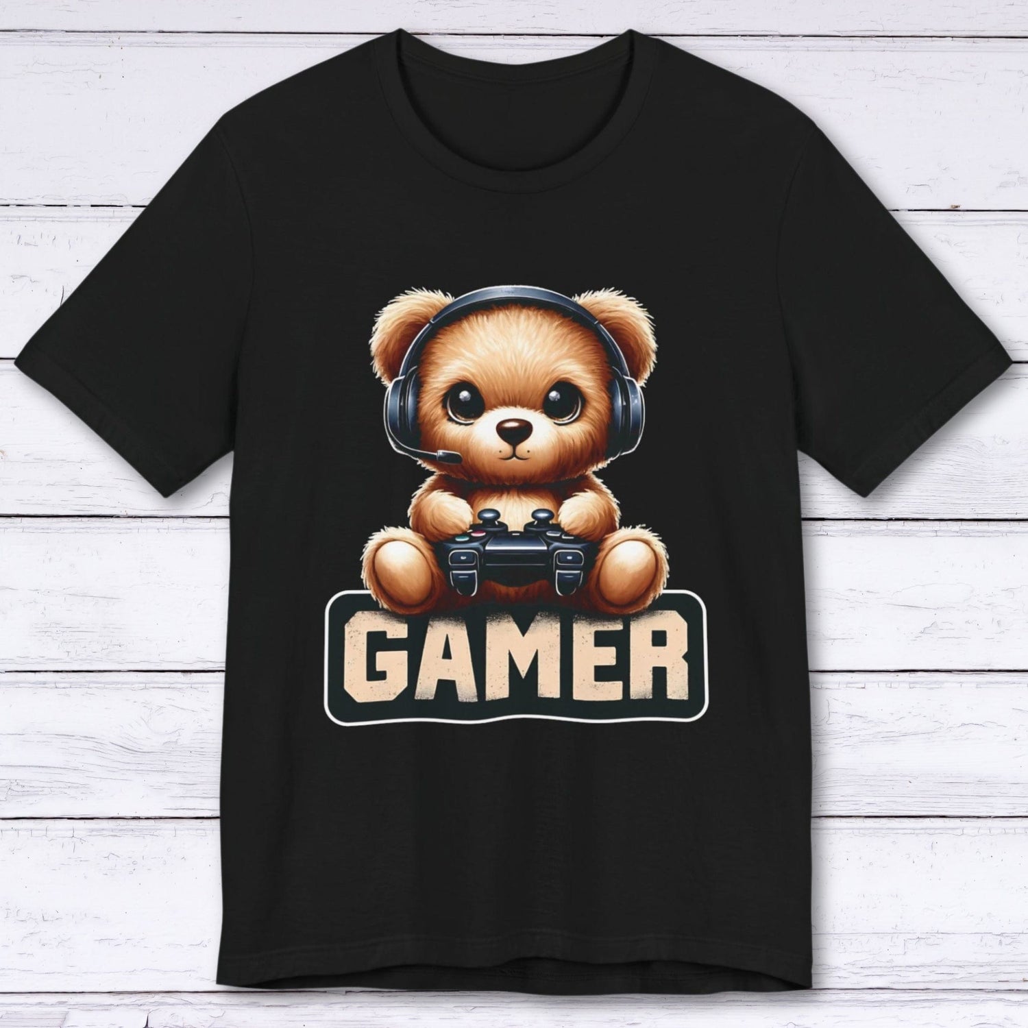 T-Shirt Black / S Paws and Play Gamer T-shirt