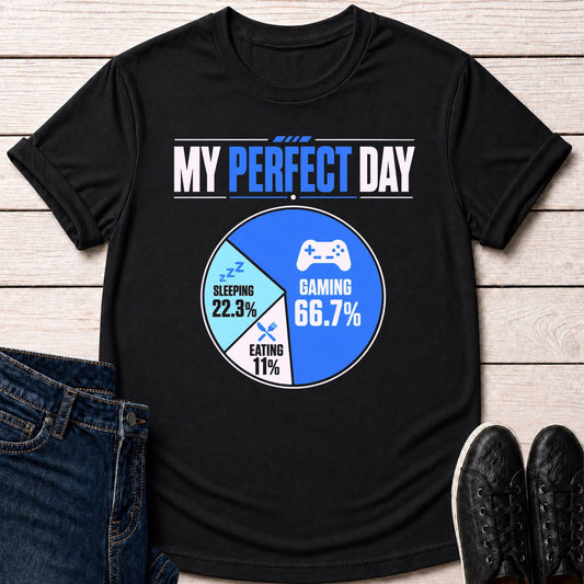 T-Shirt Black / S Perfect Day Gaming T-shirt