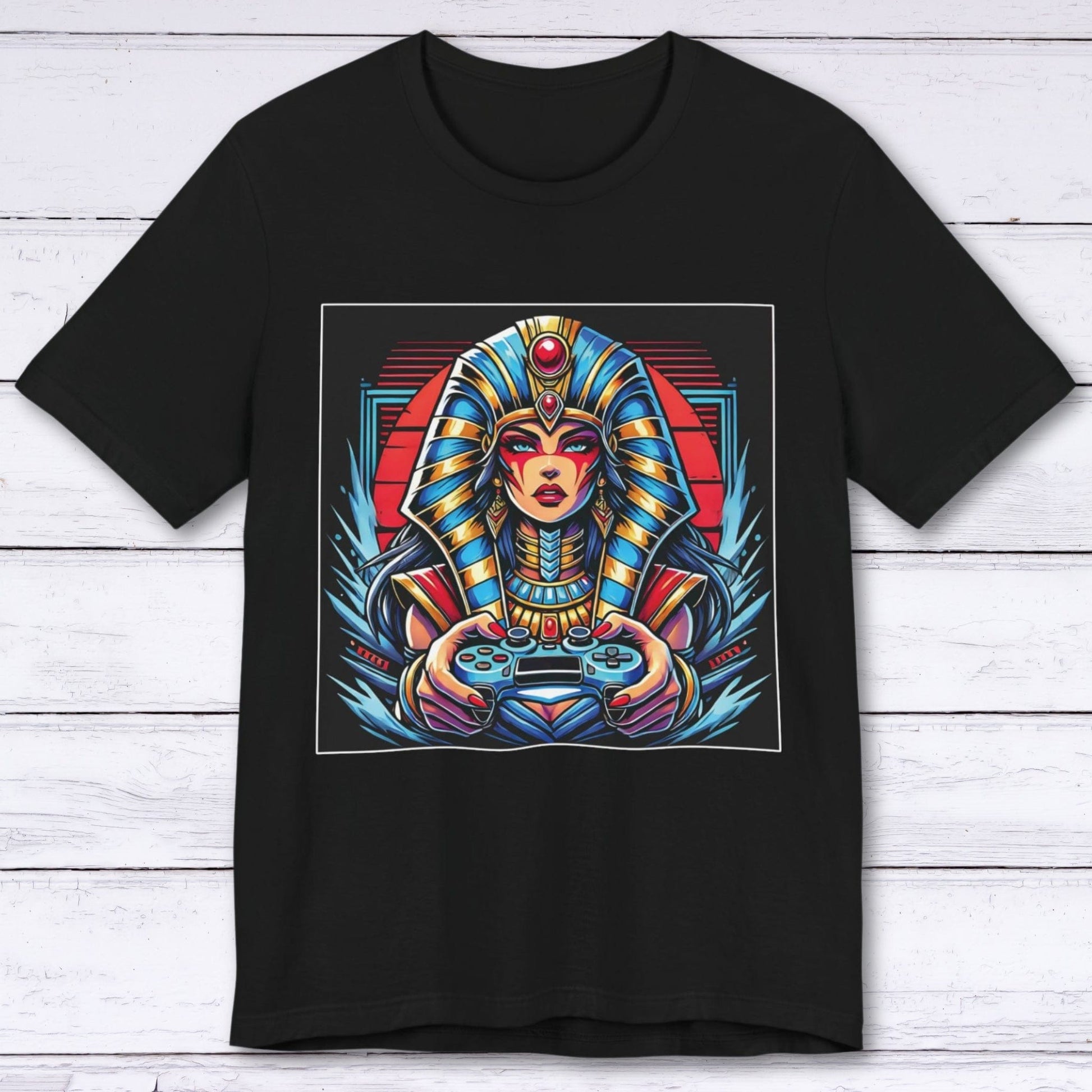 T-Shirt Black / S Pharaoh Plays: Cleopatra's Realm T-shirt