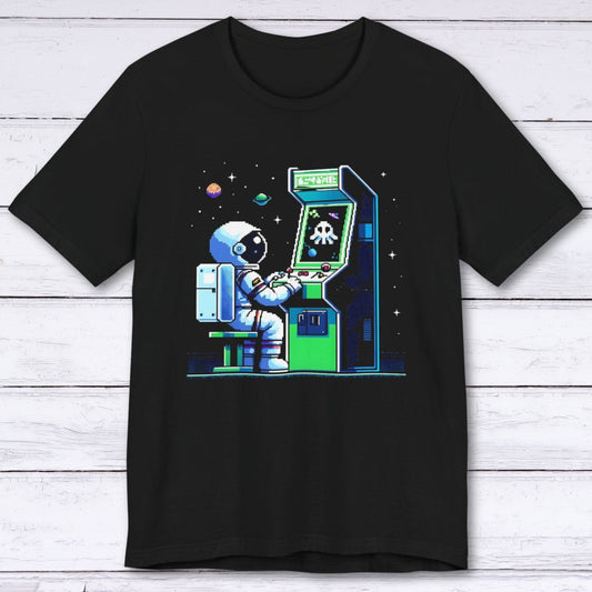 T-Shirt Black / S Pixel Bits Astronaut Adventure T-shirt