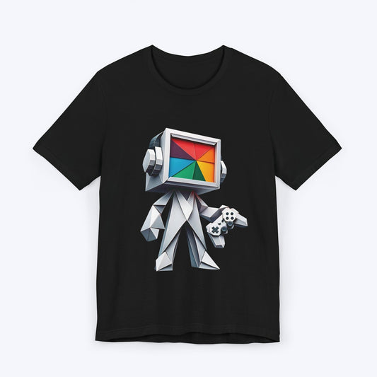 T-Shirt Black / S Pixel Paper Player Gamer T-shirt