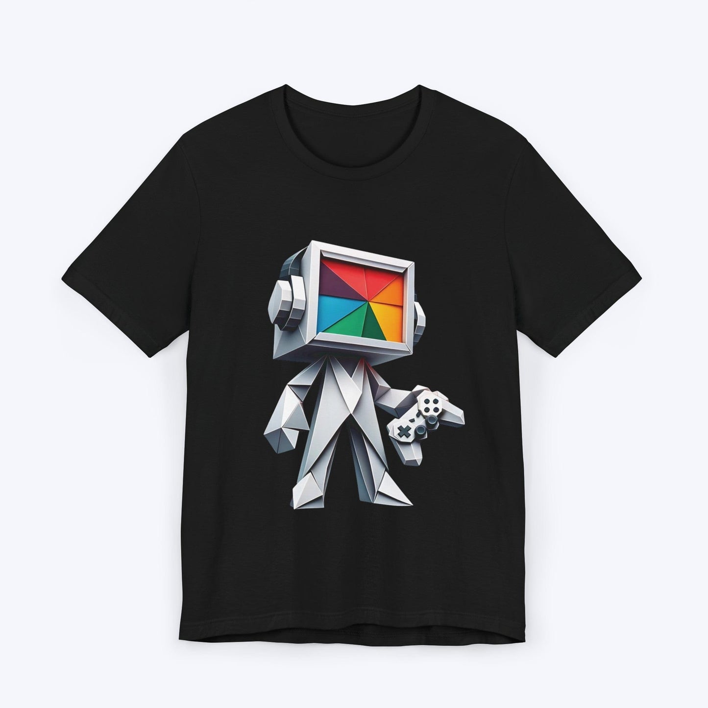 T-Shirt Black / S Pixel Paper Player Gamer T-shirt