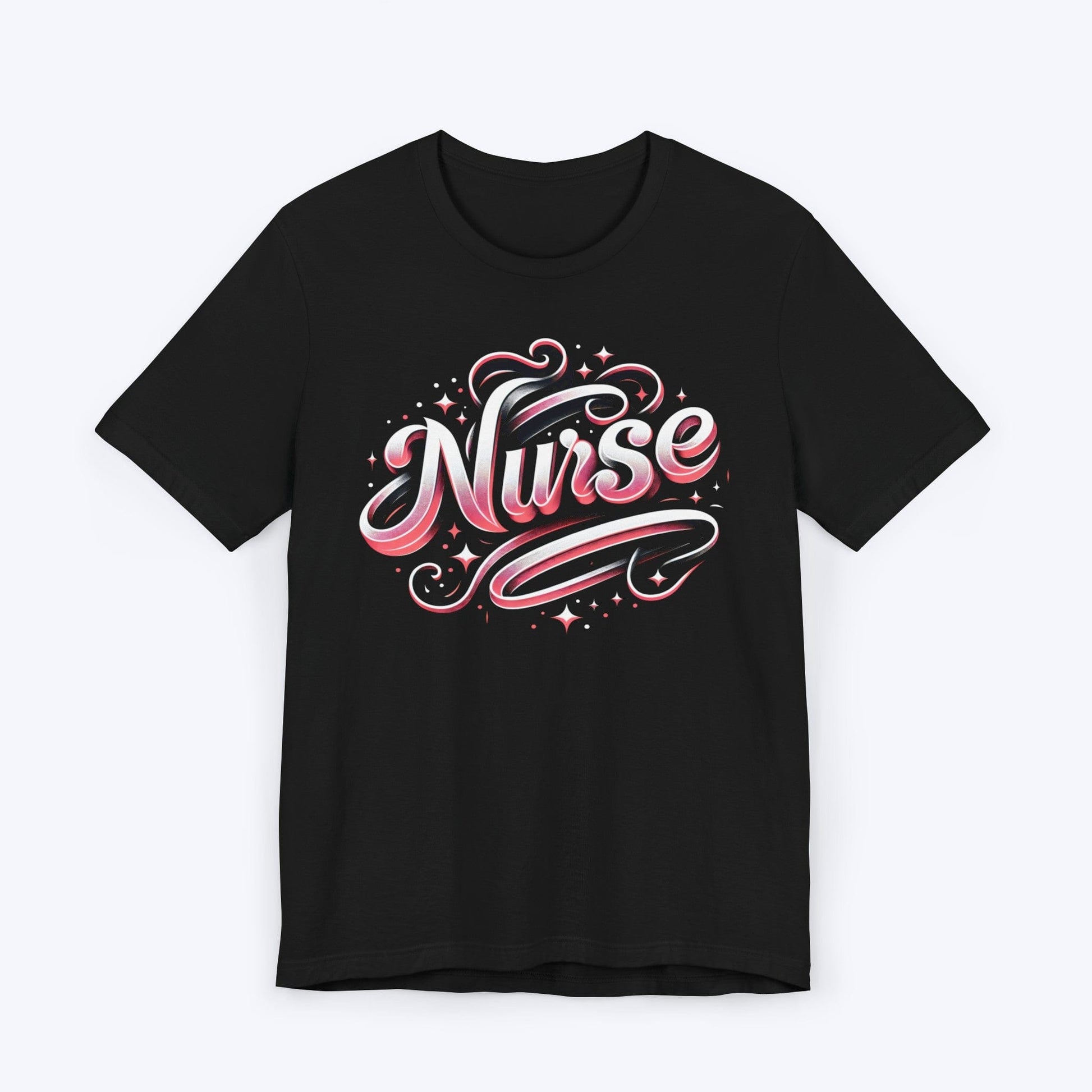 T-Shirt Black / S Pretty in Pink Nurse T-shirt