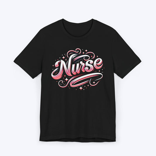 T-Shirt Black / S Pretty in Pink Nurse T-shirt