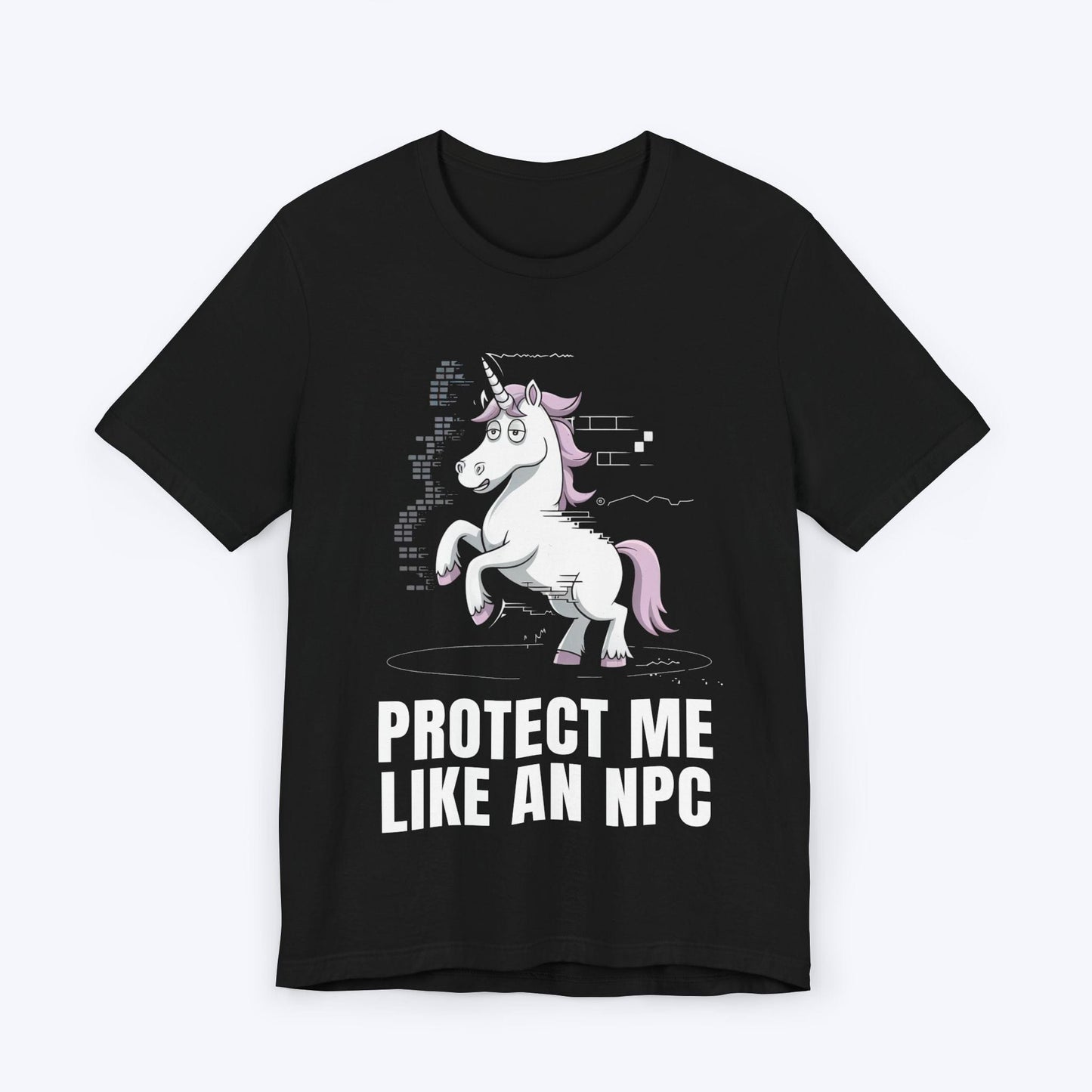 T-Shirt Black / S Protect Me Like An NPC T-shirt