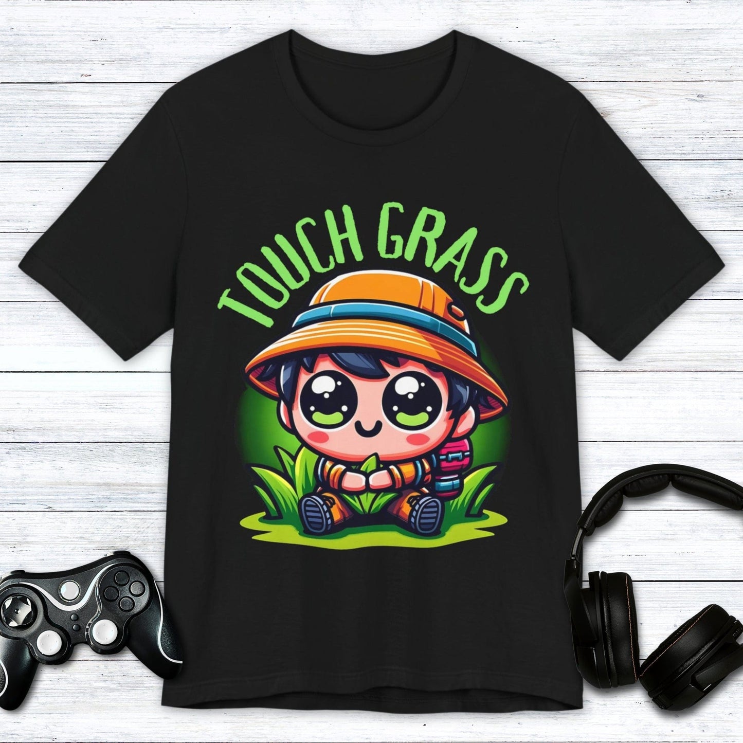 T-Shirt Black / S Quest Complete "Touched Grass" T-shirt