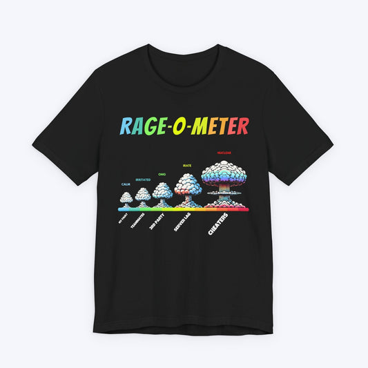 T-Shirt Black / S Rage - O - Meter Gamer T-shirt