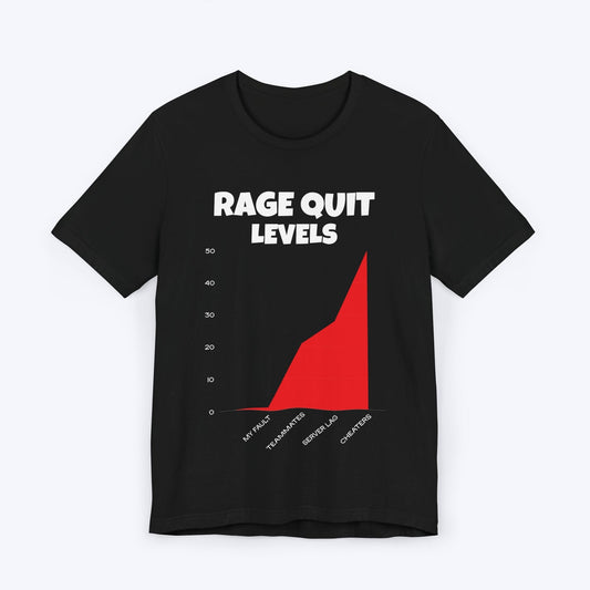 T-Shirt Black / S Rage Quit Levels T-shirt