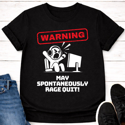 T-Shirt Black / S Rage Quit T-shirt