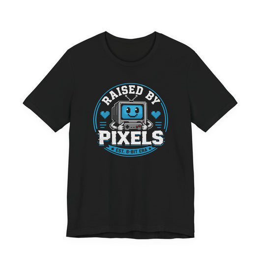 T-Shirt Black / S Raised By Pixels T-shirt