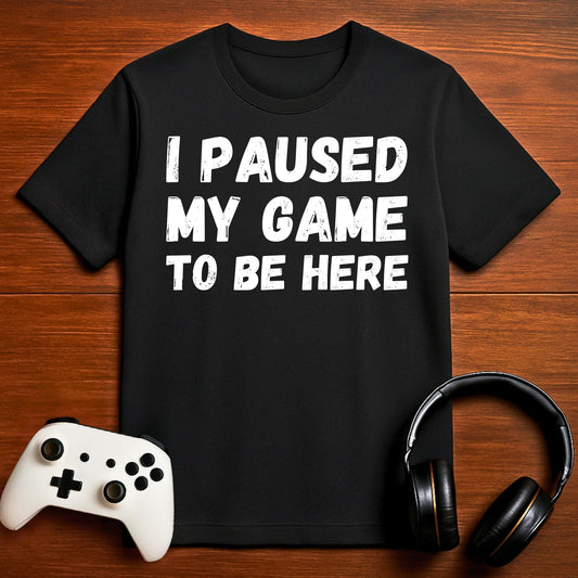 T-Shirt Black / S Reluctantly Paused T-shirt