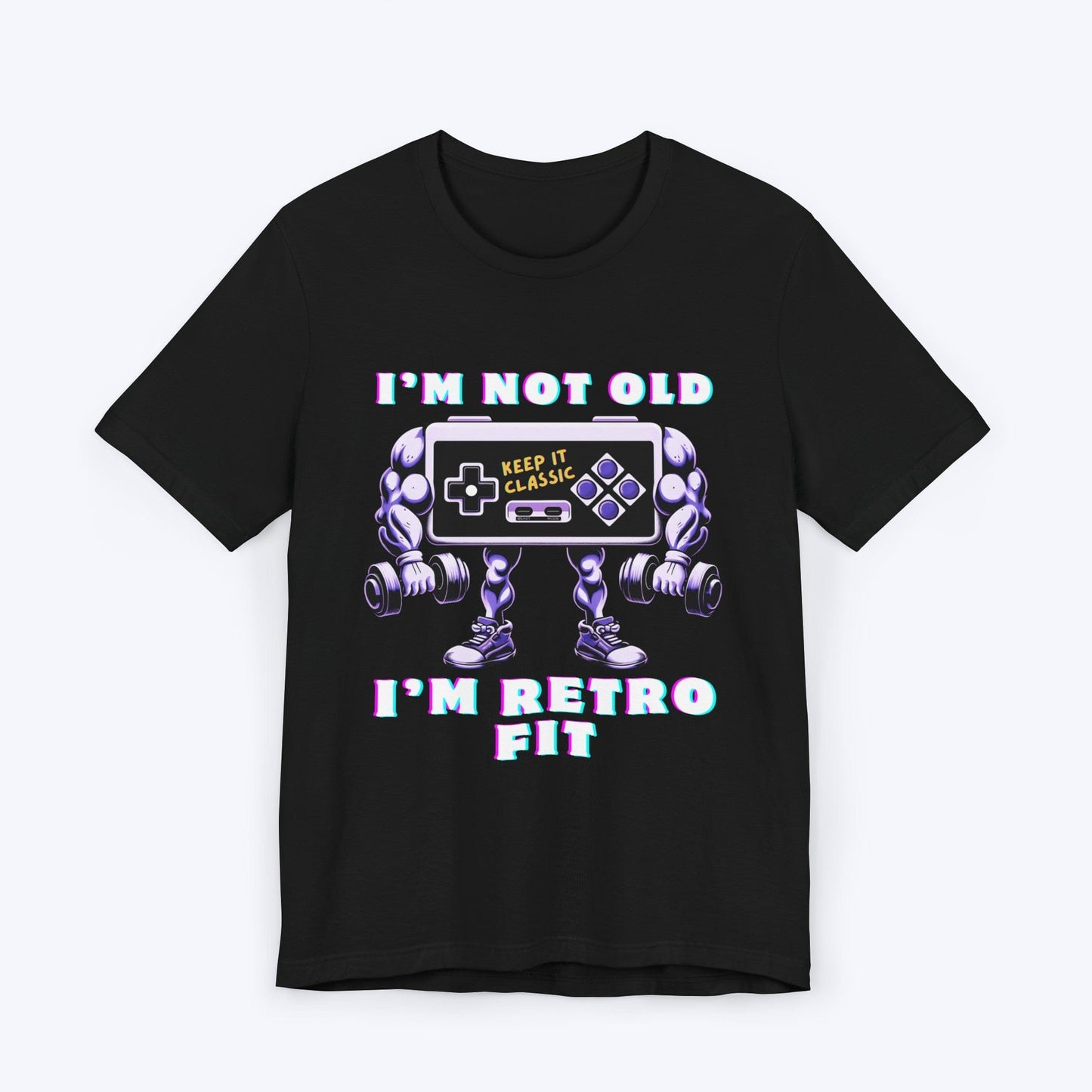 T-Shirt Black / S Retro Fit Gamer T-shirt