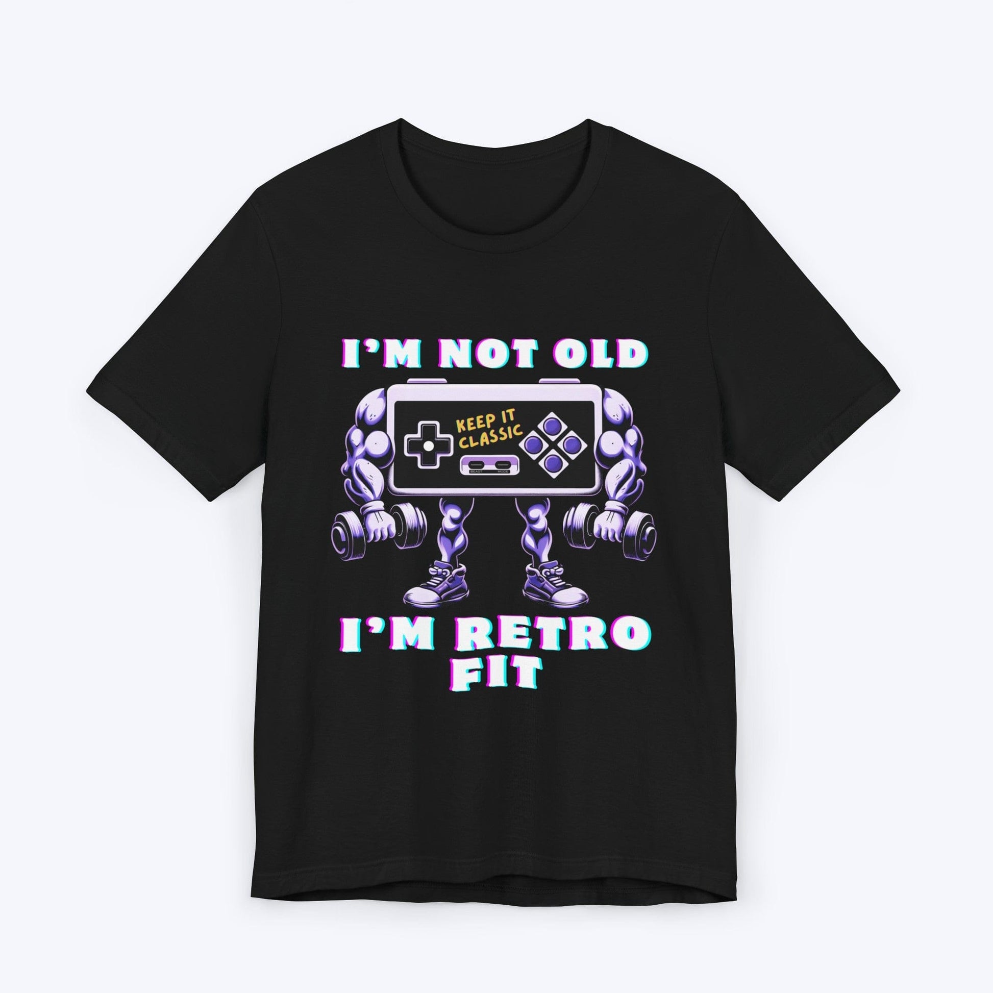 T-Shirt Black / S Retro Fit Gamer T-shirt