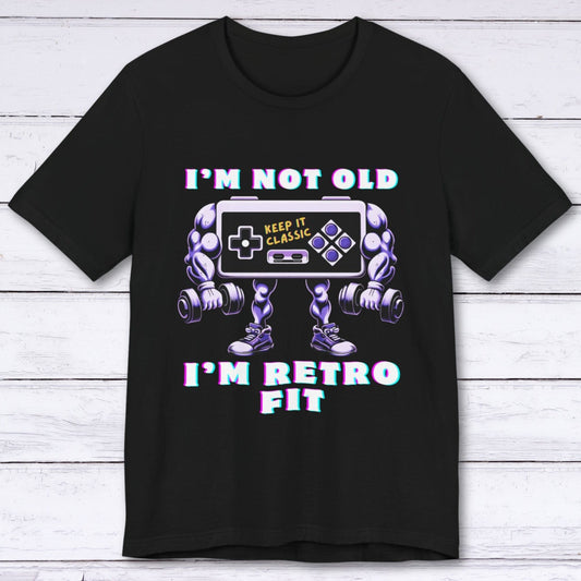 T-Shirt Black / S Retro Fit Gamer T-shirt