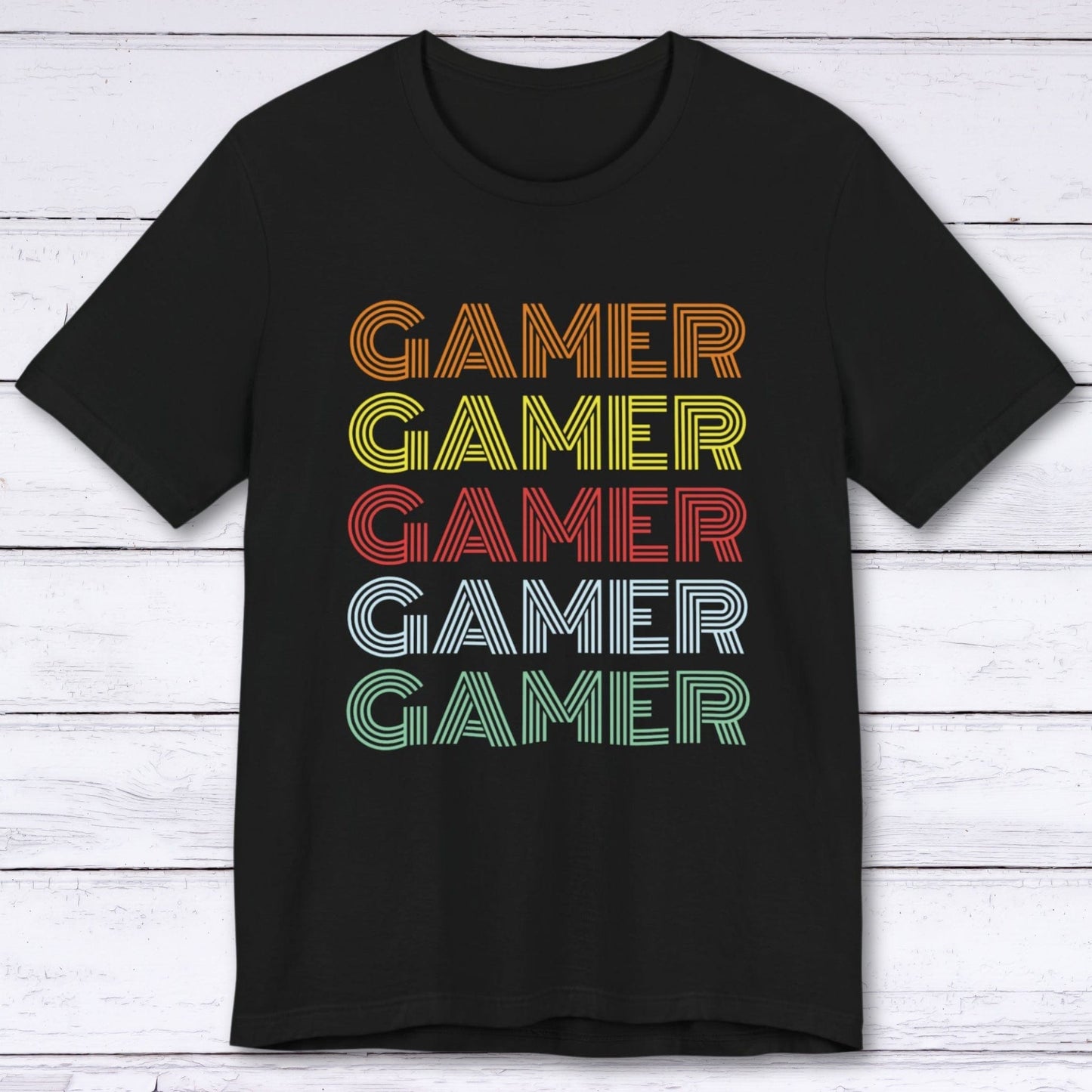 T-Shirt Black / S Retro Gamer T-shirt