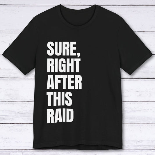 T-Shirt Black / S Right After This Raid T-shirt