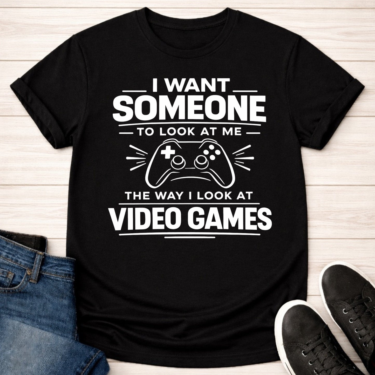 T-Shirt Black / S Romantic Gamer T-shirt