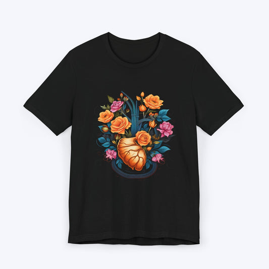 T-Shirt Black / S Roses and Life T-shirt