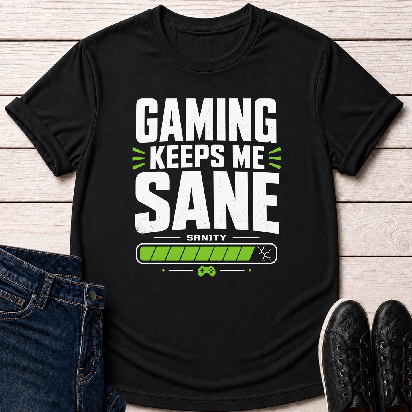 T-Shirt Black / S Sane Gamer T-shirt