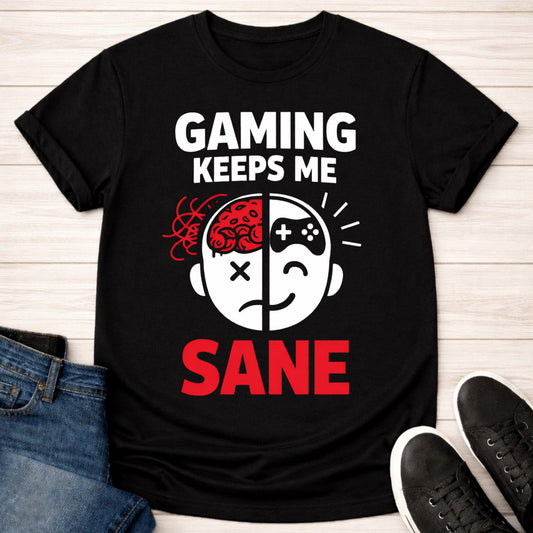 T-Shirt Black / S Sane Mode Split T-shirt