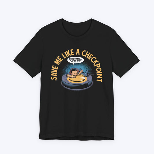 T-Shirt Black / S Save Me Like A Check Point T-shirt