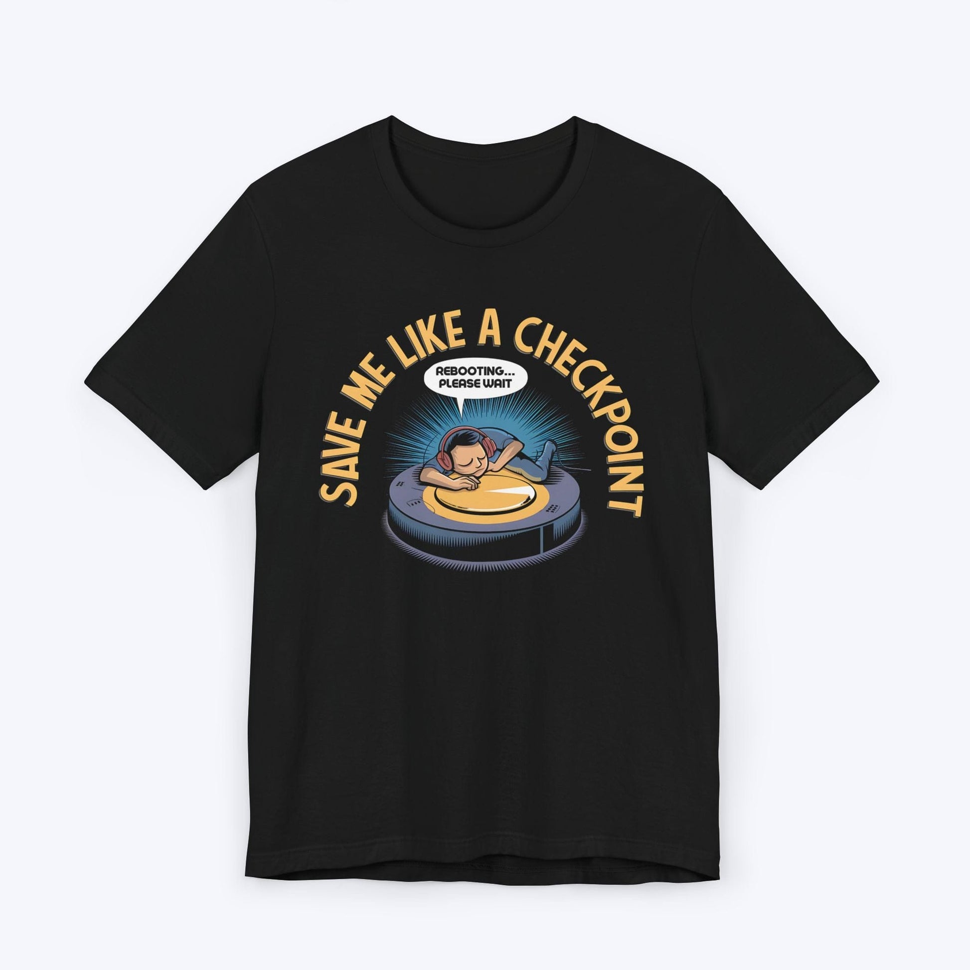 T-Shirt Black / S Save Me Like A Check Point T-shirt