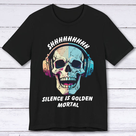 T-Shirt Black / S Silence is Golden T-shirt