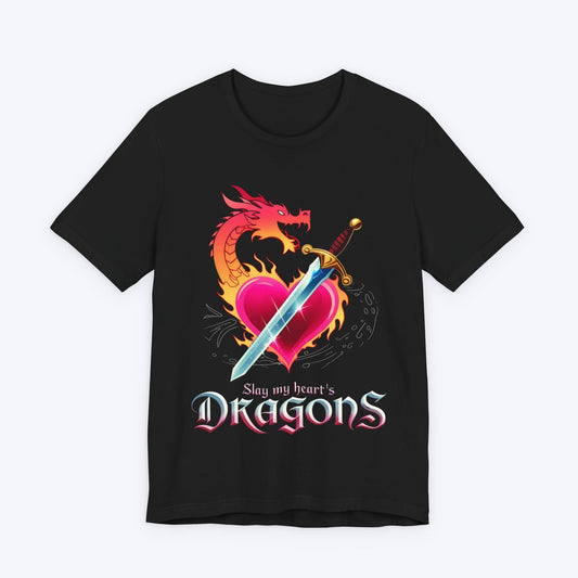 T-Shirt Black / S Slay My Heart's Dragons T-shirt