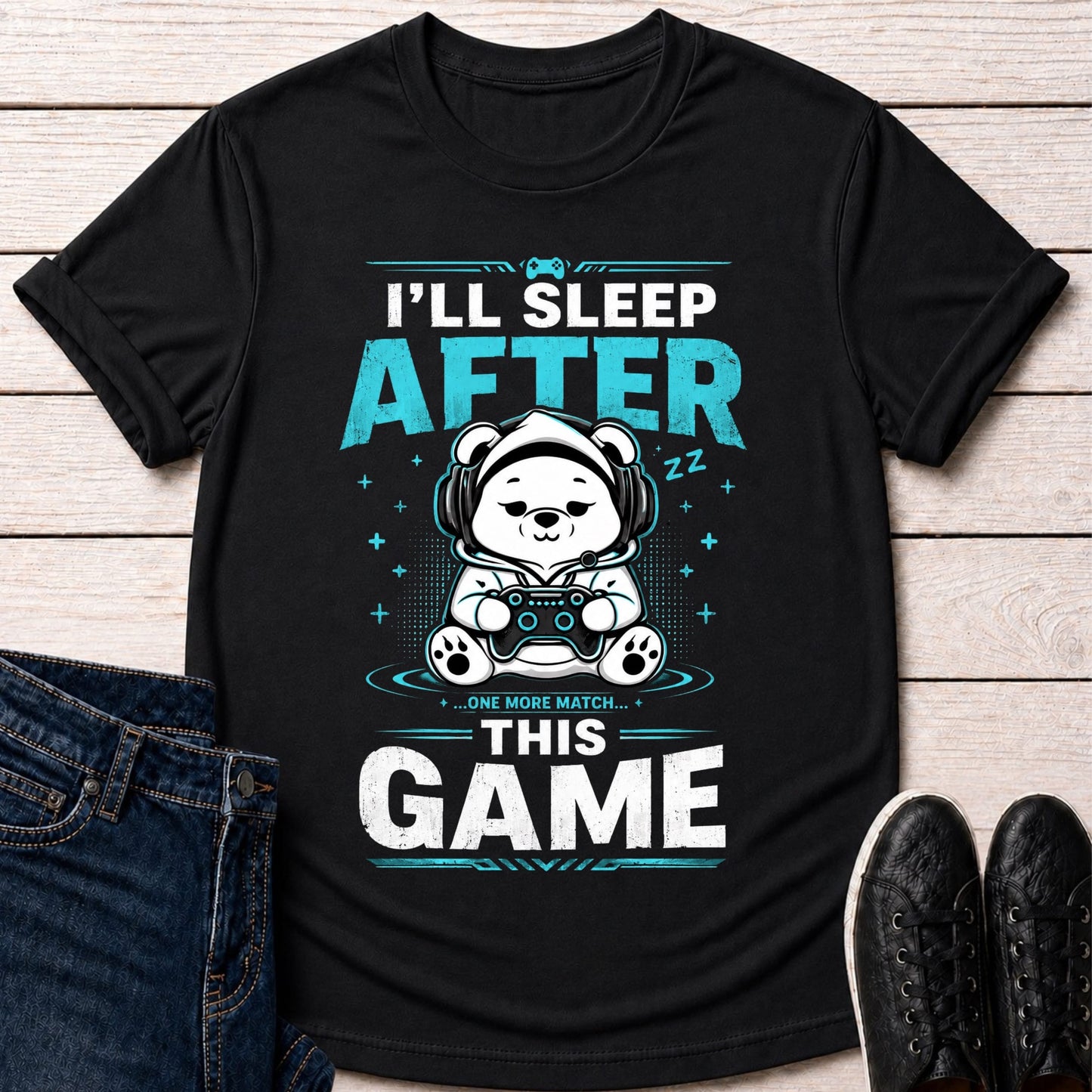 T-Shirt Black / S Sleep Can Wait T-Shirt
