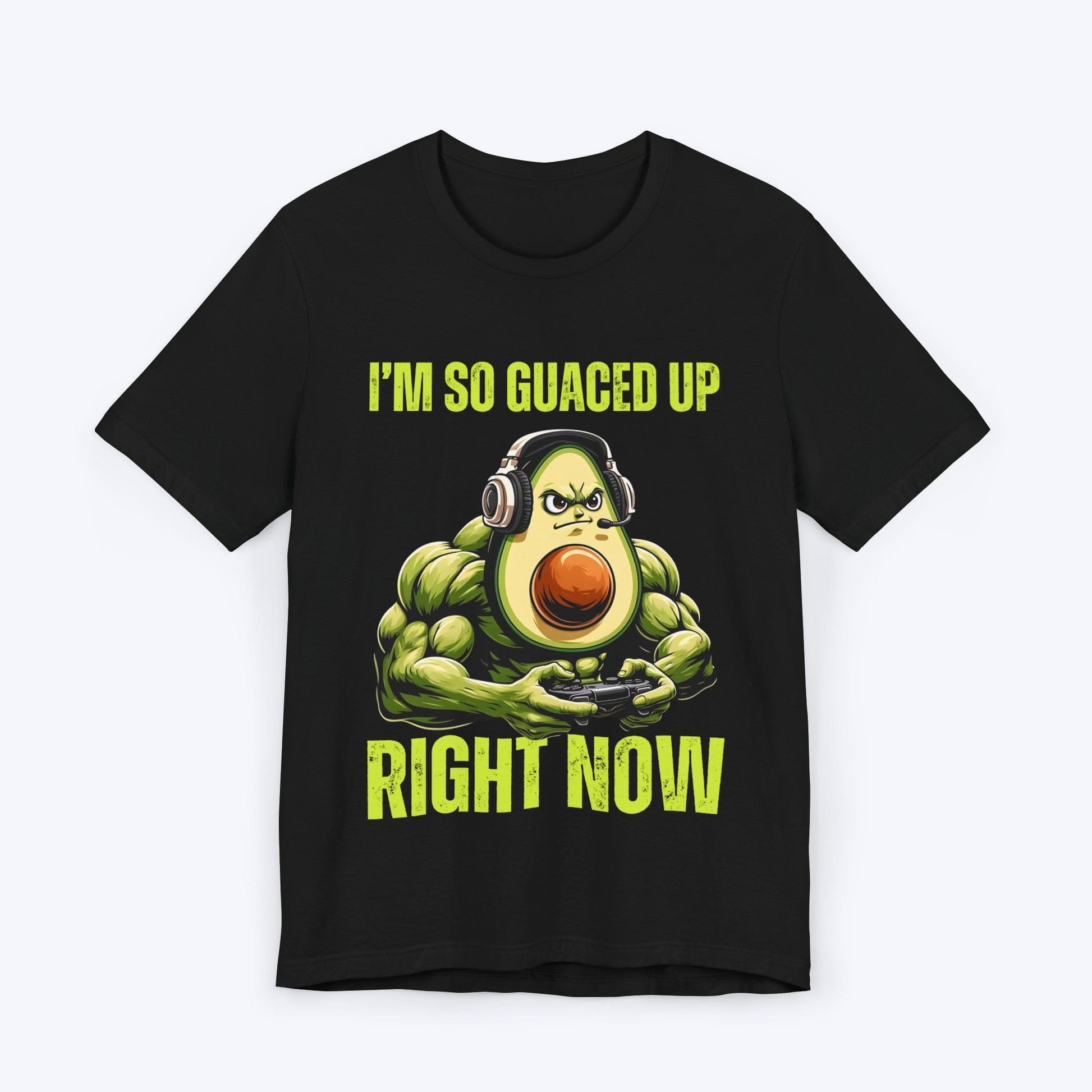 T-Shirt Black / S So Guaced Up - Avocado Gamer T-shirt