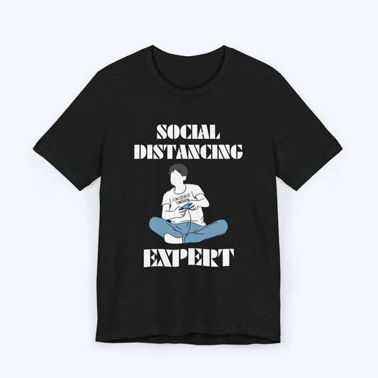 T-Shirt Black / S Social Distancing Expert T-shirt