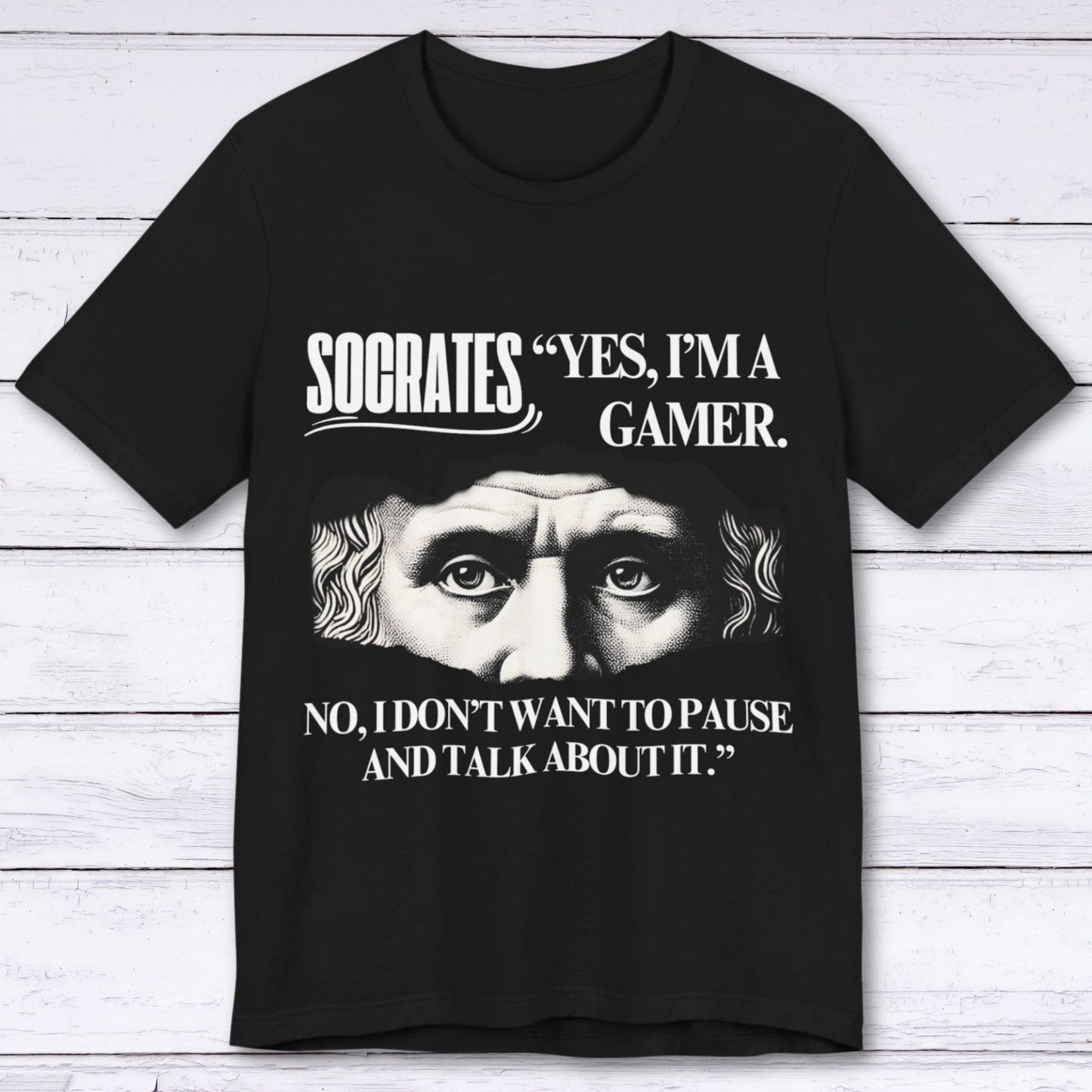 T-Shirt Black / S SOCRATES (Yes, I'm A Gamer) T-shirt