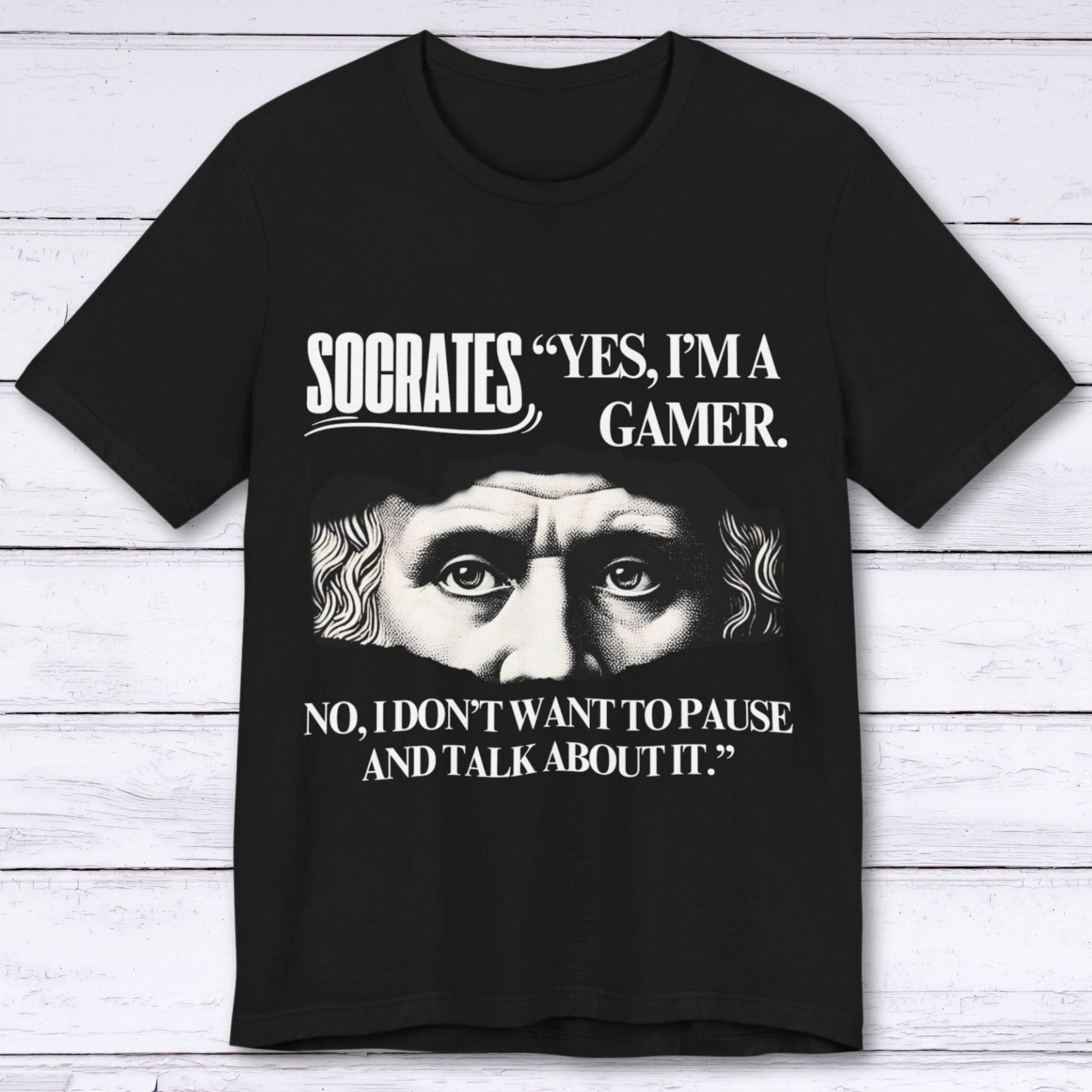 T-Shirt Black / S SOCRATES (Yes, I'm A Gamer) T-shirt