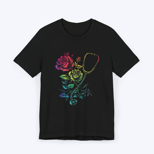 T-Shirt Black / S Sound of Roses Stethoscope T-shirt