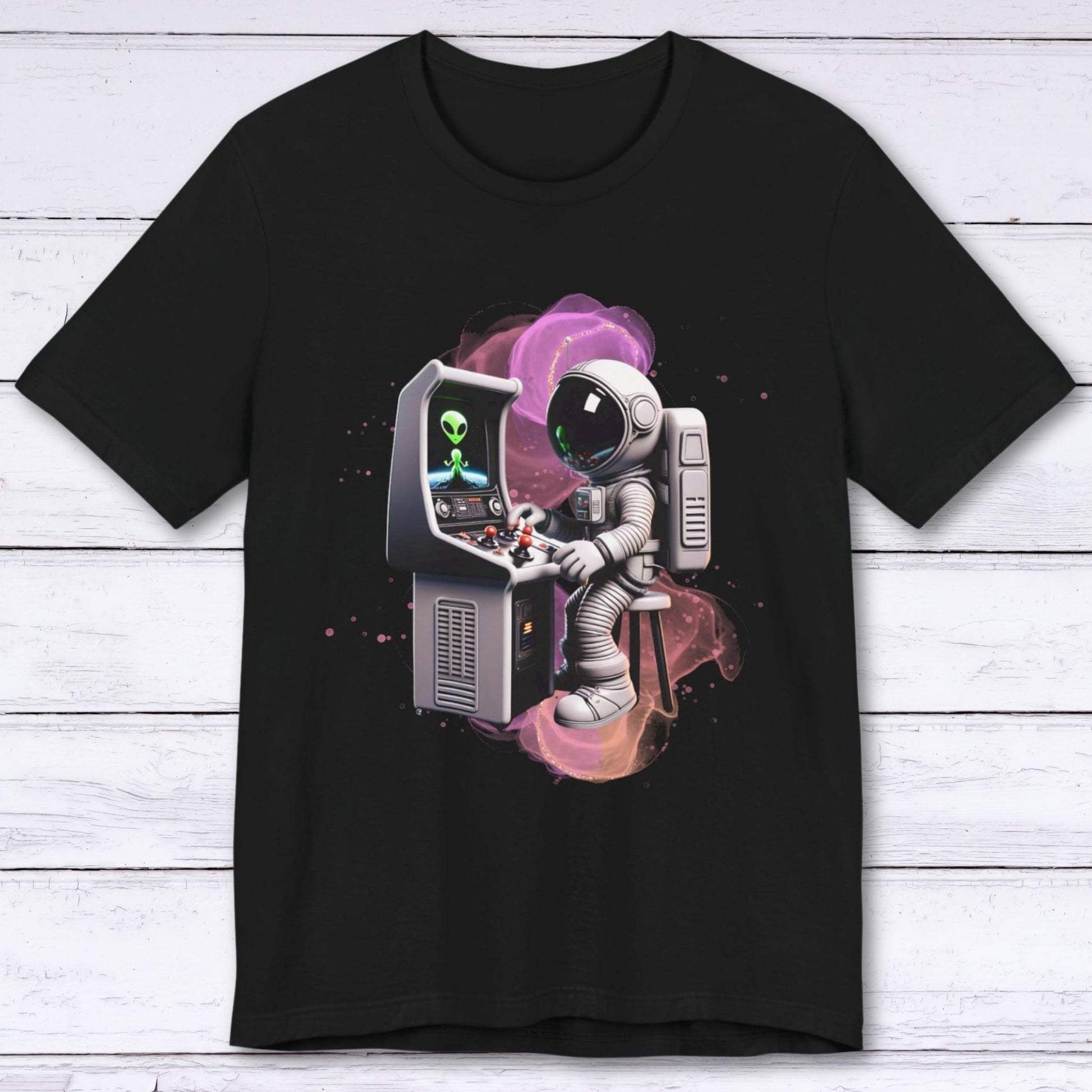 T-Shirt Black / S Space Invaders: Astronaut Edition T-shirt