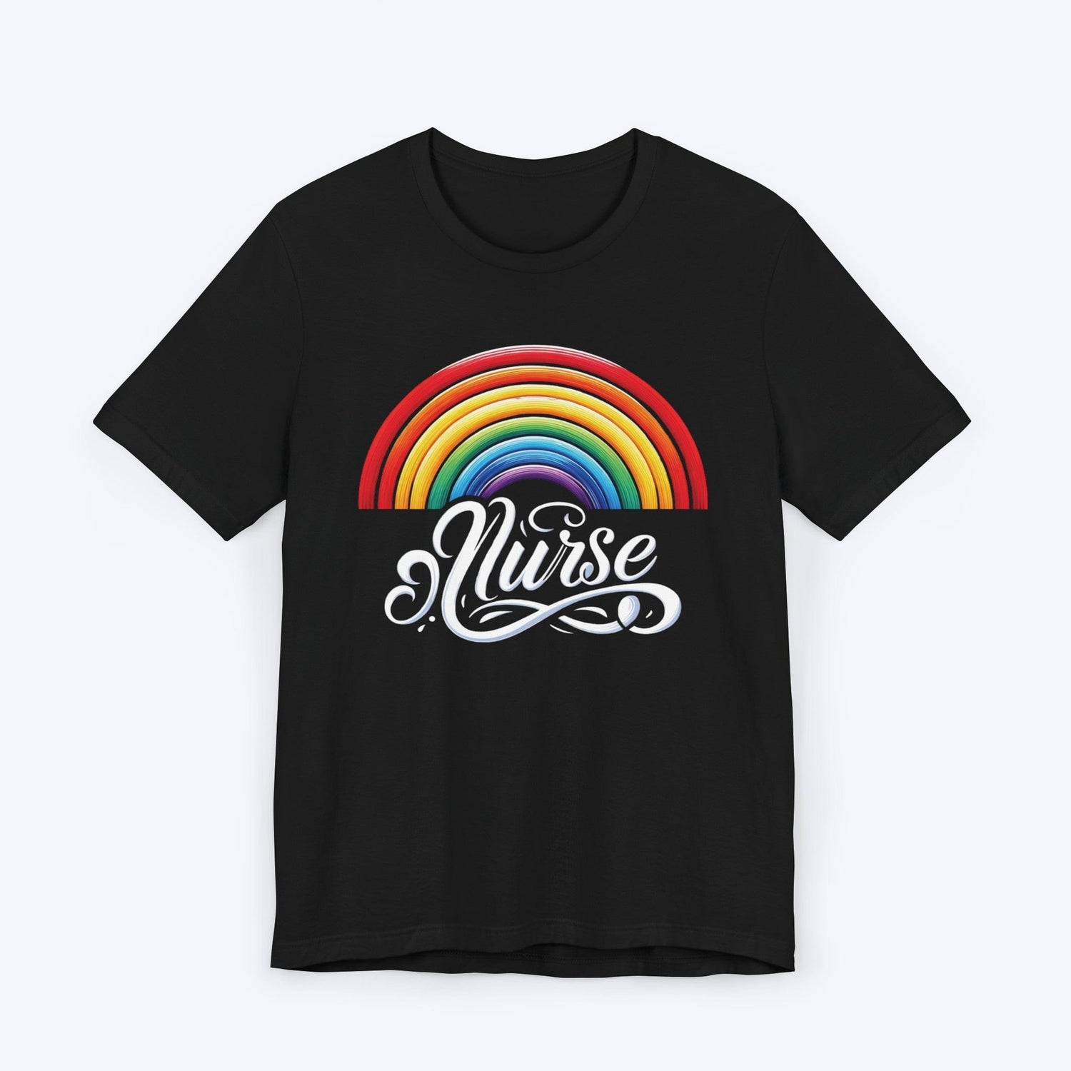 T-Shirt Black / S Spectrum of Compassion: Nurse Pride T-shirt