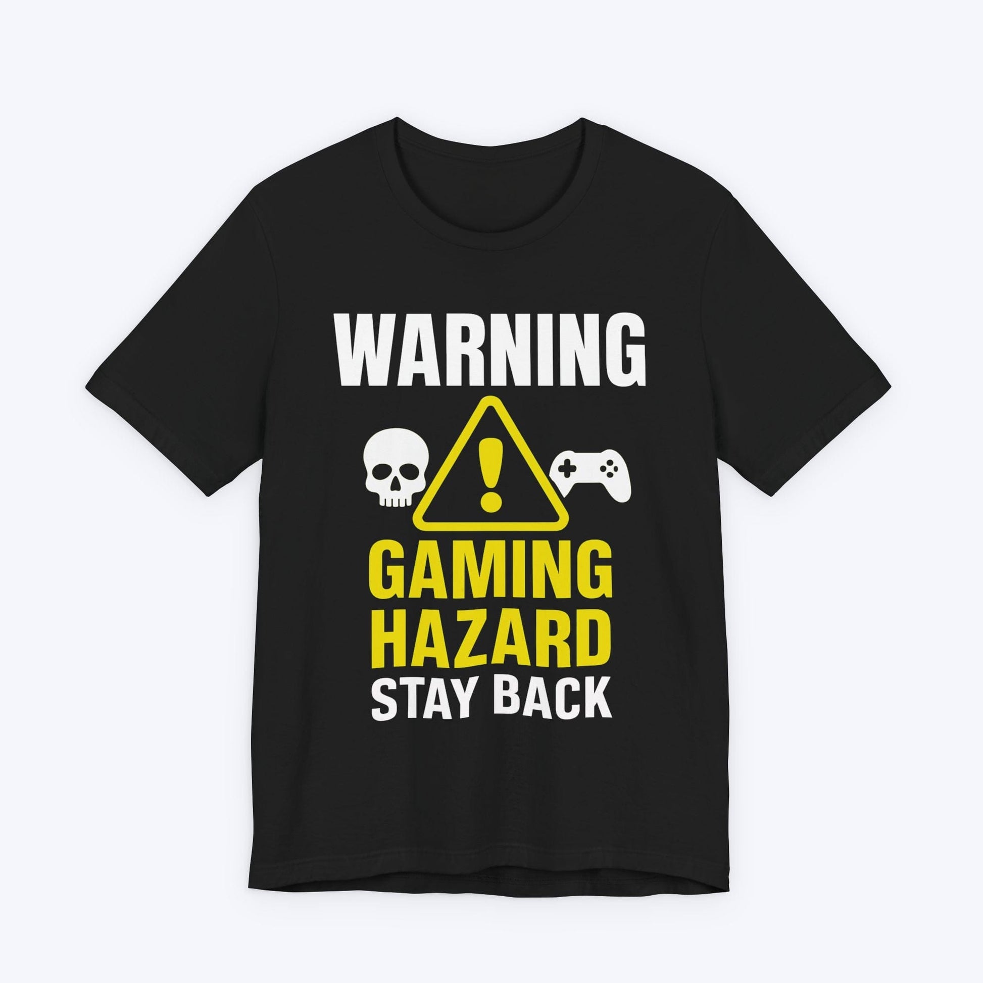T-Shirt Black / S Stay Back – Gaming in Progress T-shirt