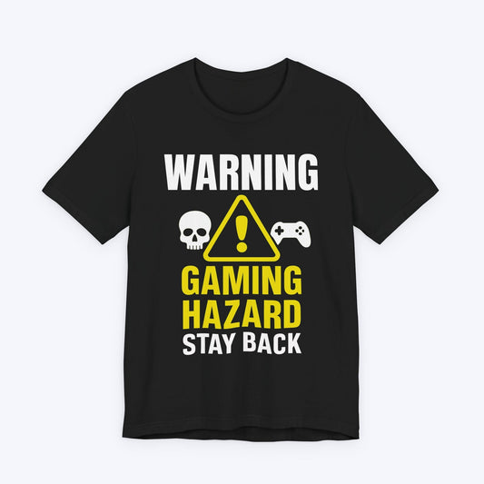 T-Shirt Black / S Stay Back – Gaming in Progress T-shirt