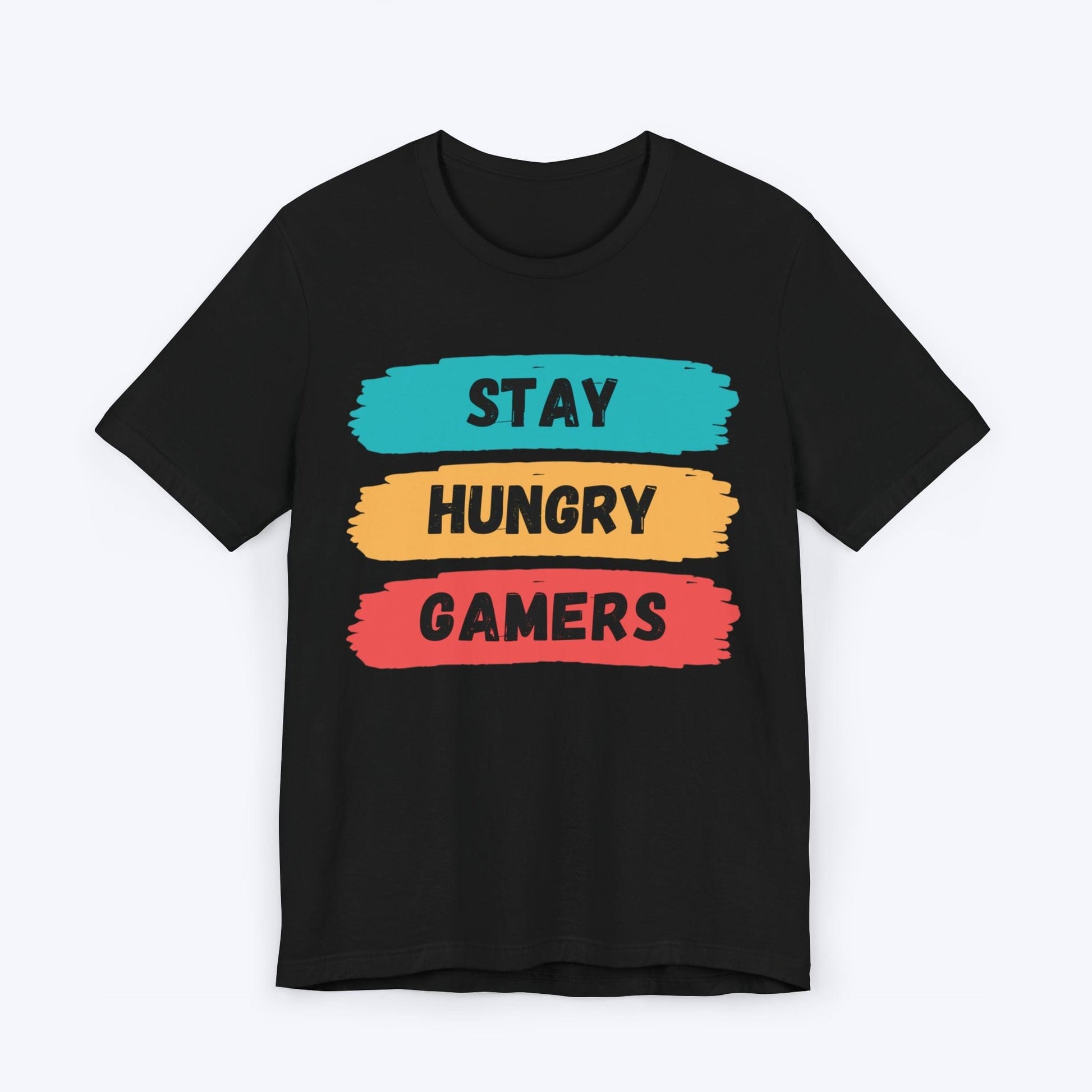 T-Shirt Black / S Stay Hungry Gamers T-shirt