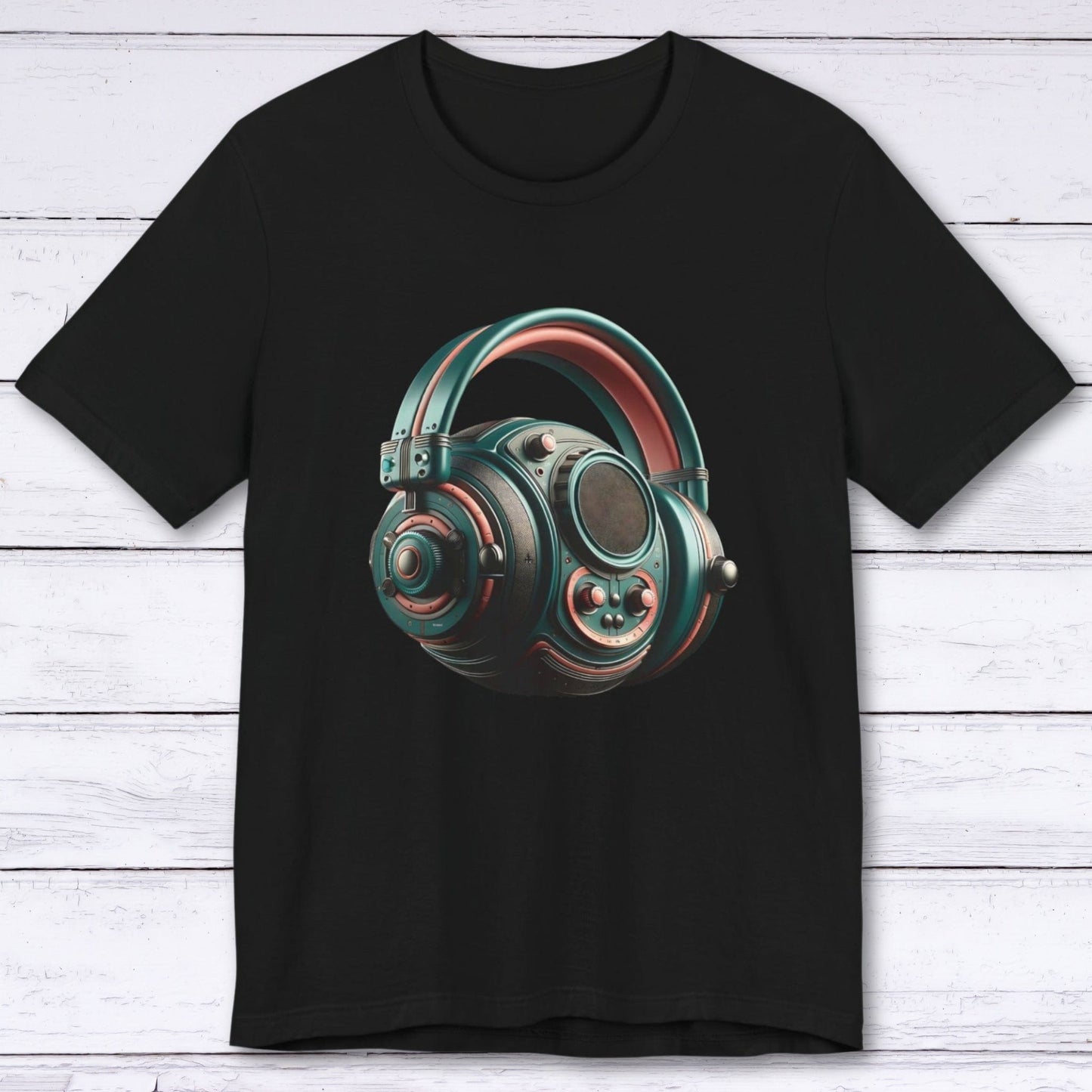 T-Shirt Black / S Steampunk Audiophile T-shirt