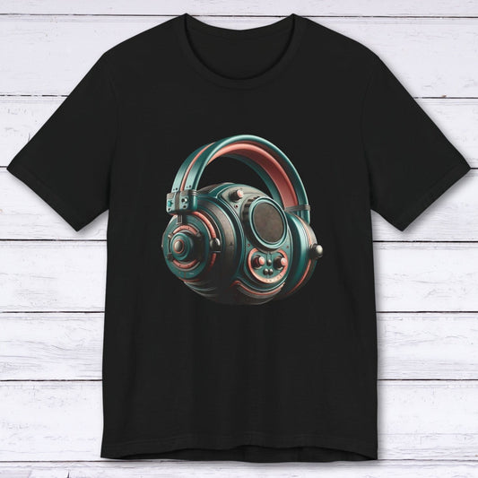 T-Shirt Black / S Steampunk Audiophile T-shirt