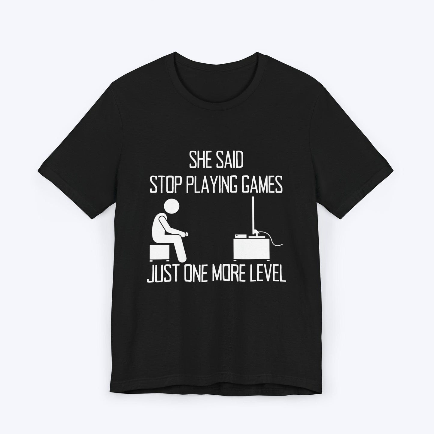 T-Shirt Black / S Stop Playing Games T-shirt