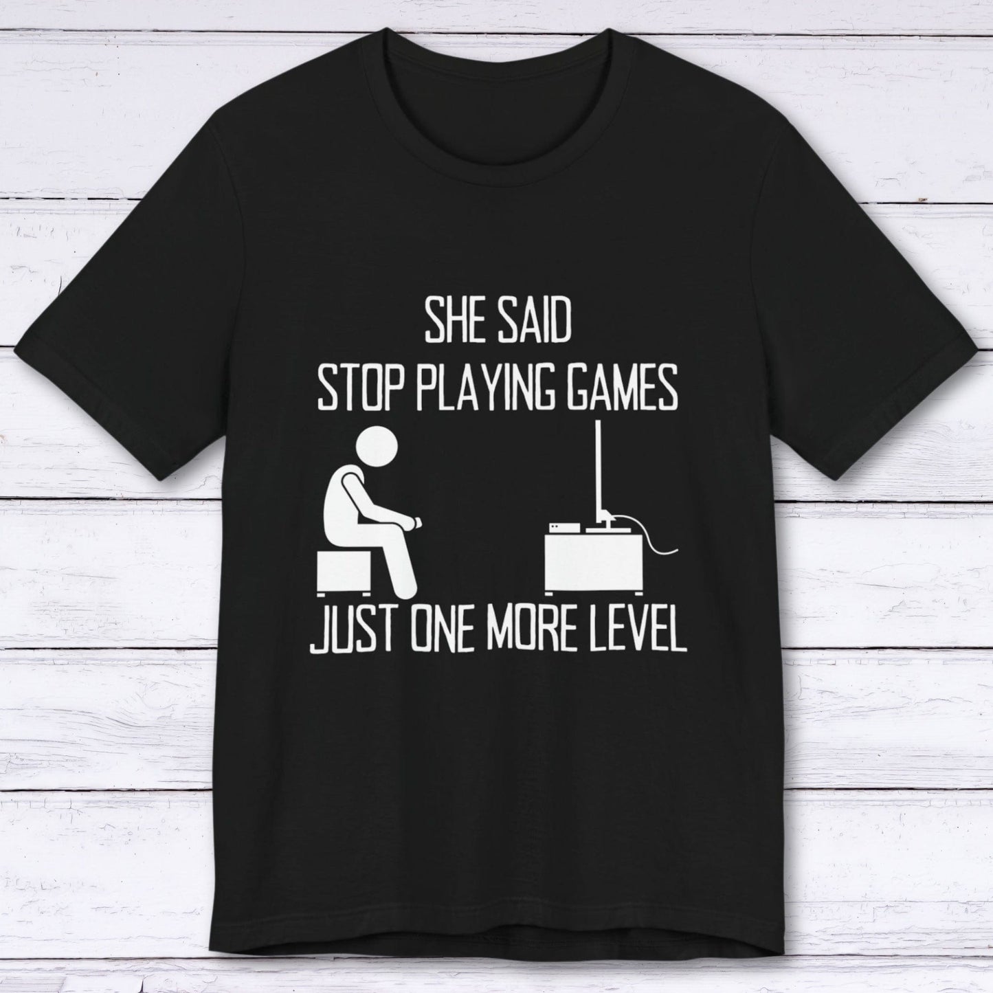 T-Shirt Black / S Stop Playing Games T-shirt