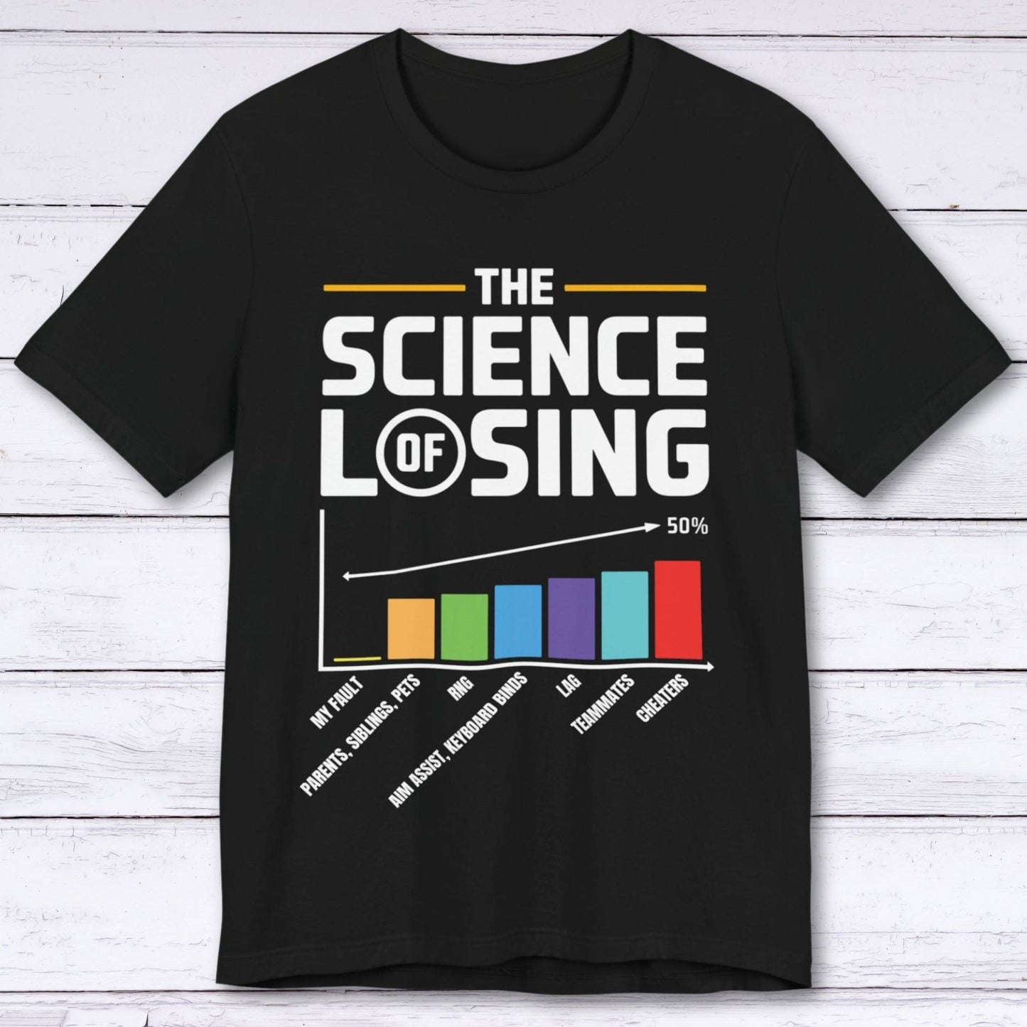 T-Shirt Black / S The Science of Losing T-shirt