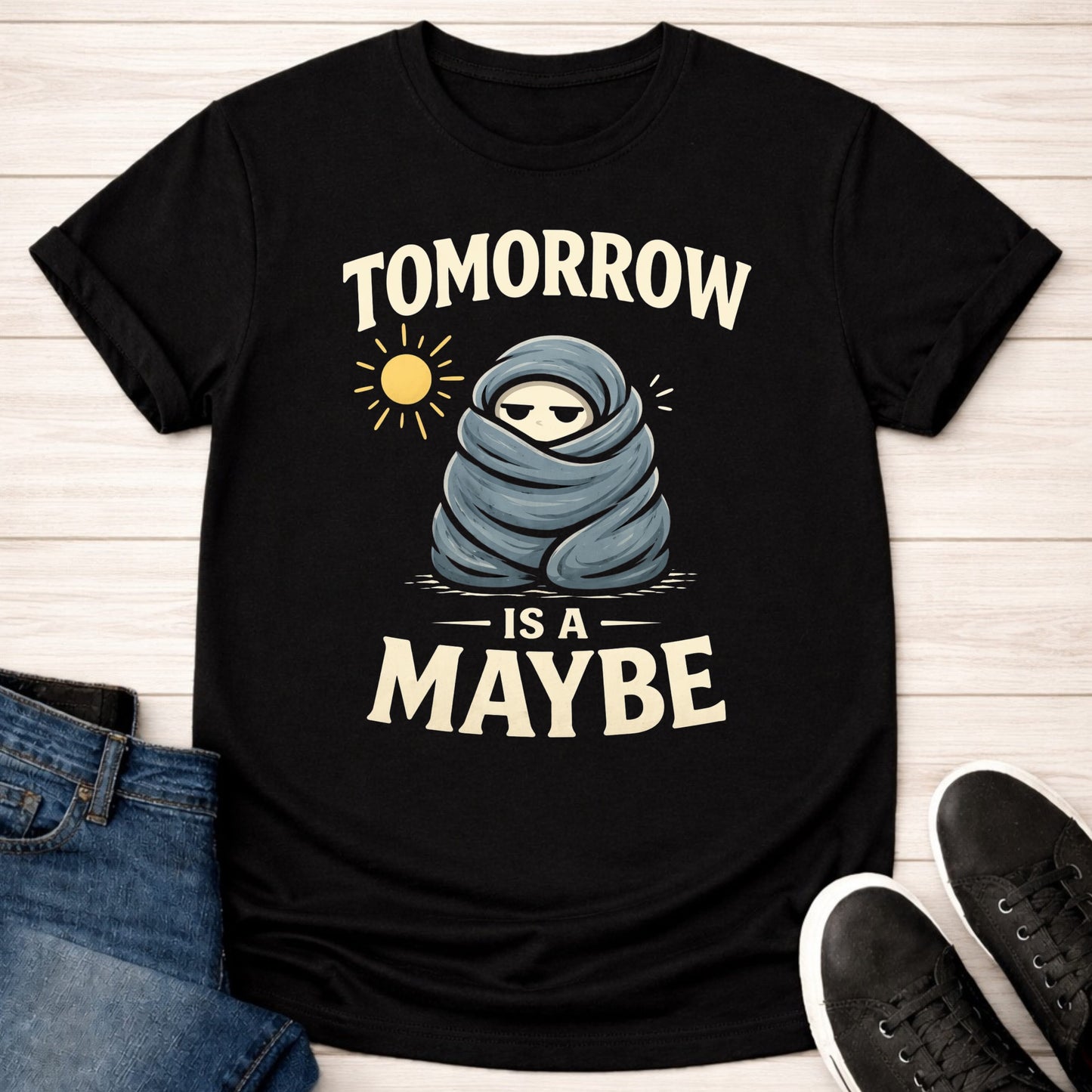 T-Shirt Black / S Tomorrow Maybe T-shirt
